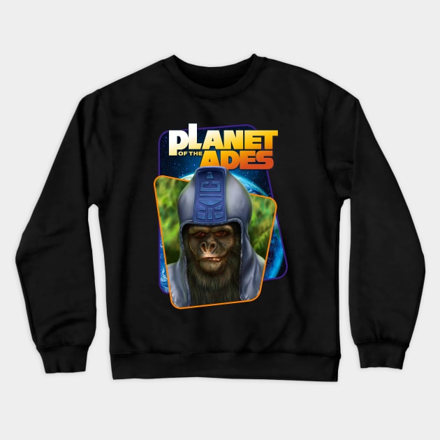 Planet Of The Apes Crewneck Sweatshirt by Rosado